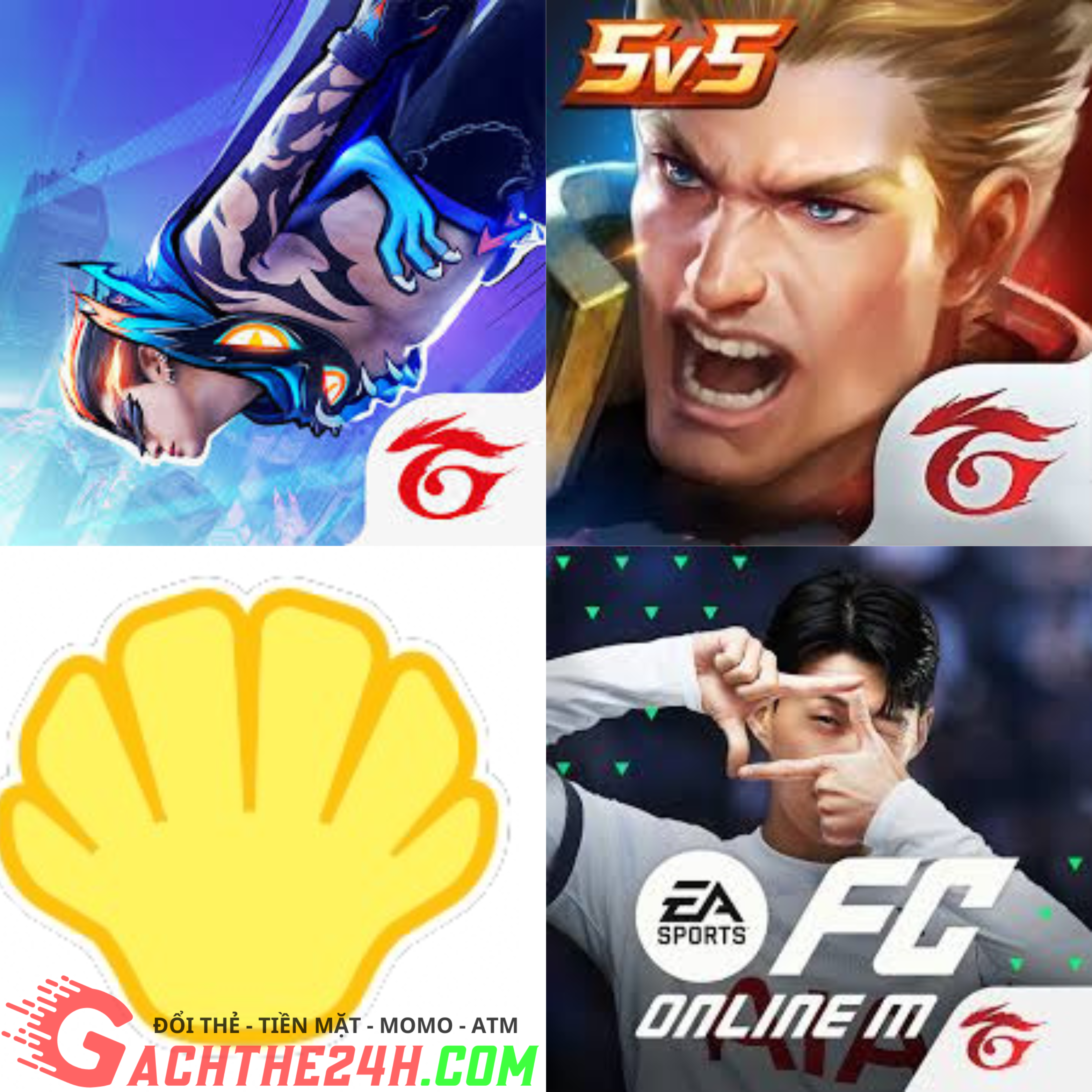 Nạp Các Game Garena Giá Rẻ